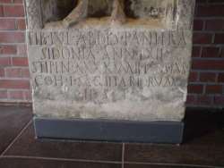 Tombstone of Tiberius Julius Abdes Pantera in Bad Kreuznach, Germany